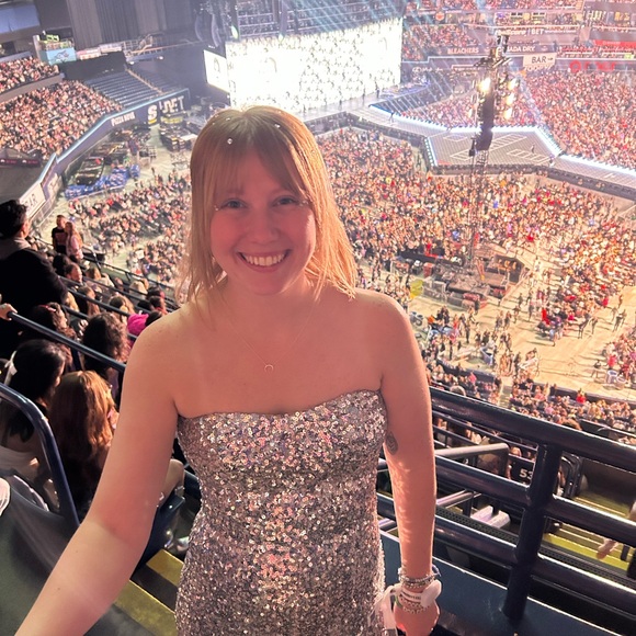 Women's Dress the Population Silver Jumpsuit Size S - Picture 5 of 5